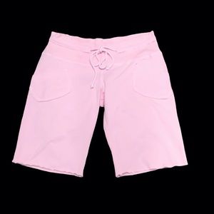 CITY LIGHTS BUBBLE GUM PINK ATHLETIC SHORTS SIZE L